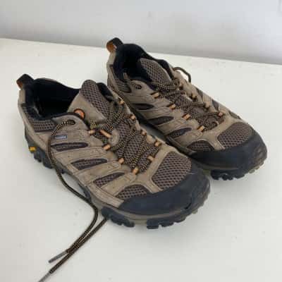 Merrell Beige Brown Hiking Shoes Size 9.5 