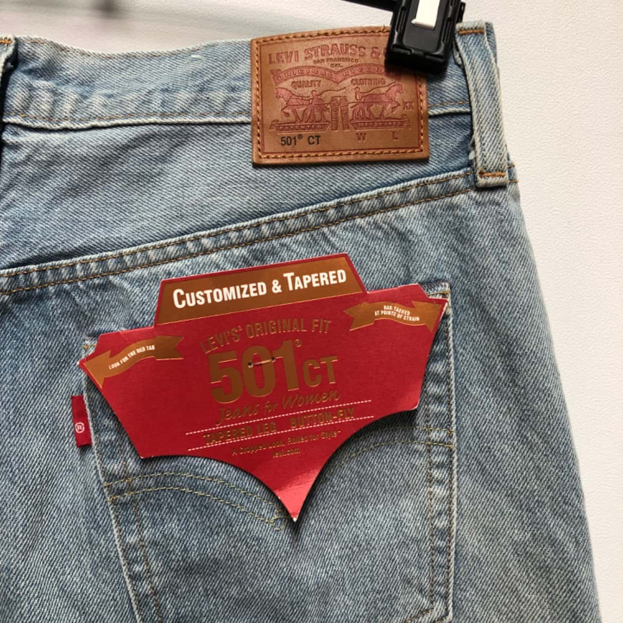 32 Relaxed Fit Cropped Jeans Blue BNWT