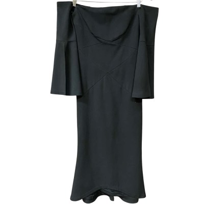 Bariano Australia Womens Size 8 Off The Shoulder Black Dress  