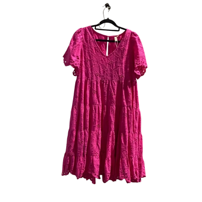 BNWT Adorne Womens  Size 8 Midi Dress Pink  RRP $159.95