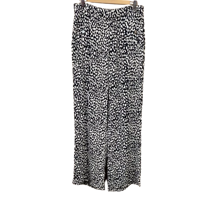 Mister Zimi Black/White Spot Patterned Pants Size 12  