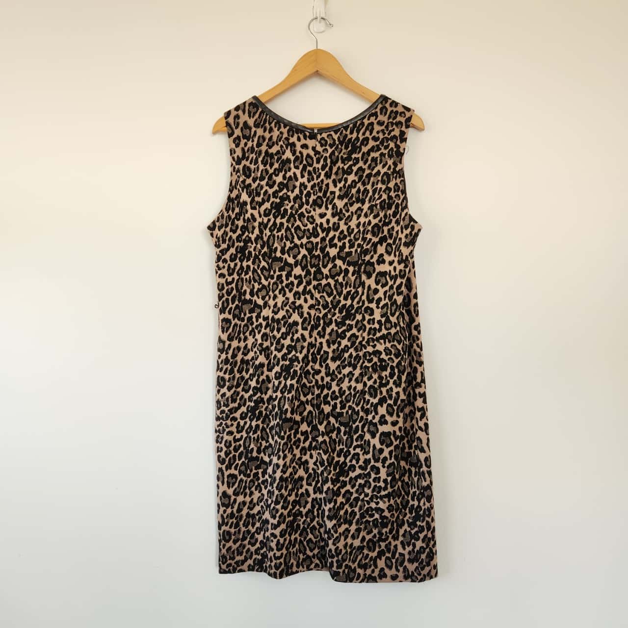 JacquiE Midi Leopard Dress Size 14 / XL(s)
