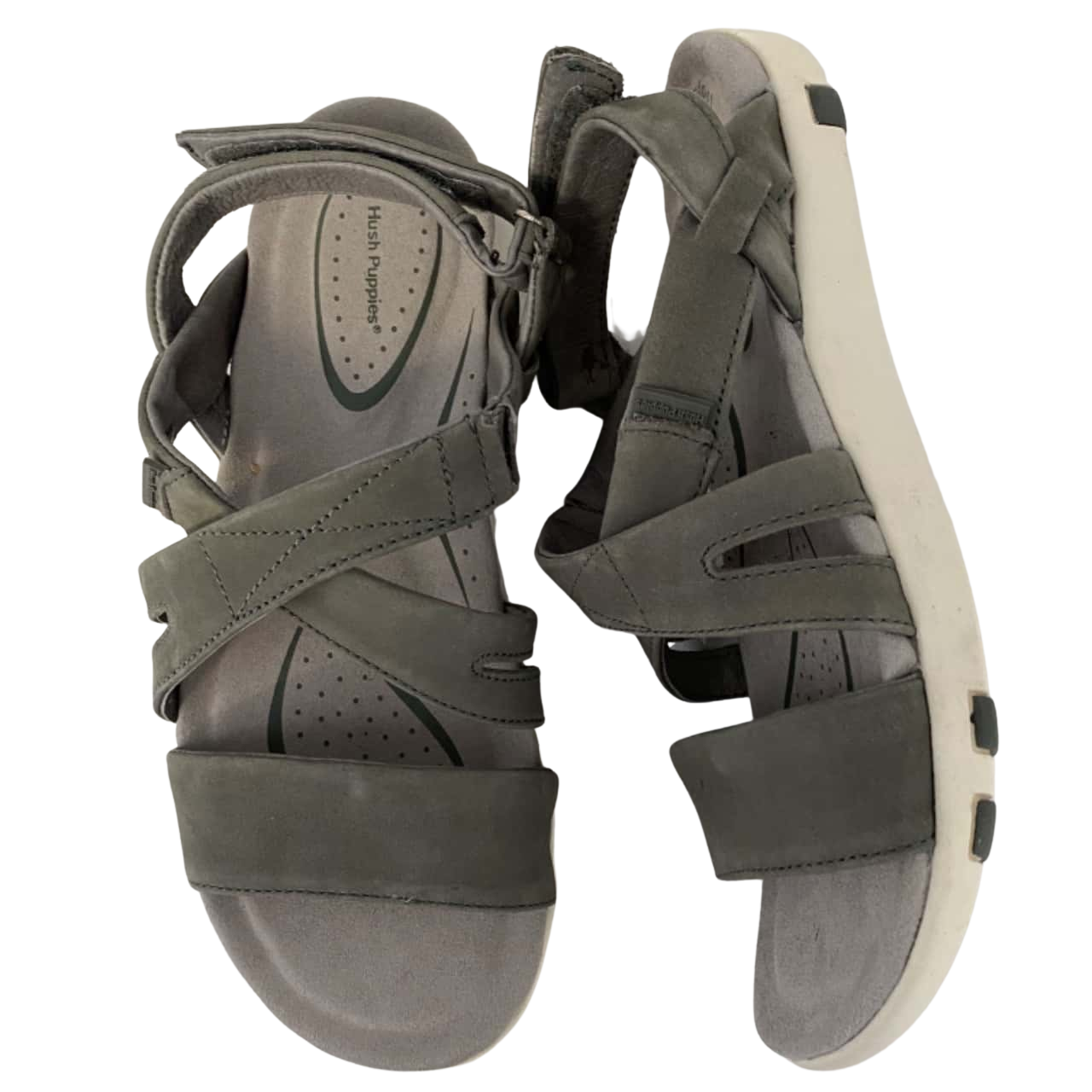 Hush Puppies Womens Size 38 Khaki Sandals(s)