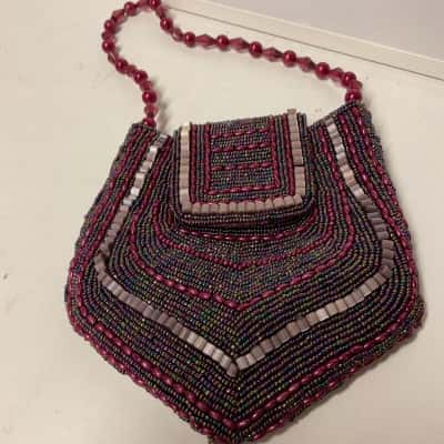  Womens Evening Bag Pink  / Purple 