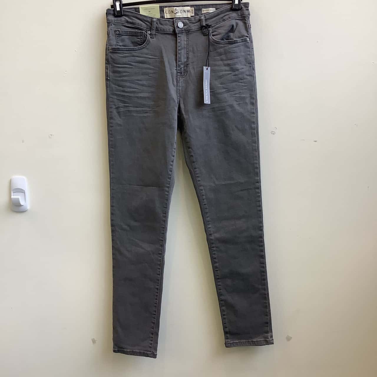 LDN Mens Size W32 L30 Low Rise Skinny 