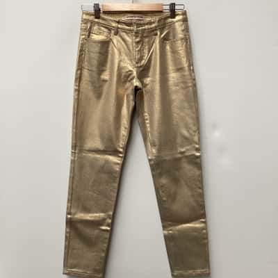 Country Road Womens  Size 6 Ankle Length Pants Gold 