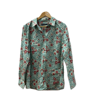 Sportscraft Womens  Shirt Size 16 Green / Red 