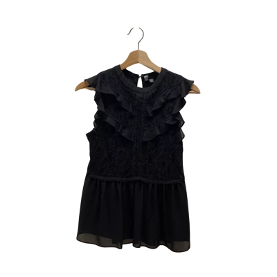 Forever New Womens  Size 8 Black  Top