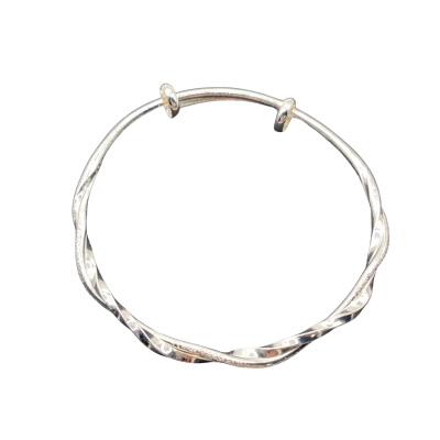  Womens Bangle Silver 