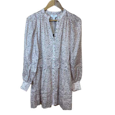Brand New - Witchery Long Sleeve Linen & Silk Dress - Size 4