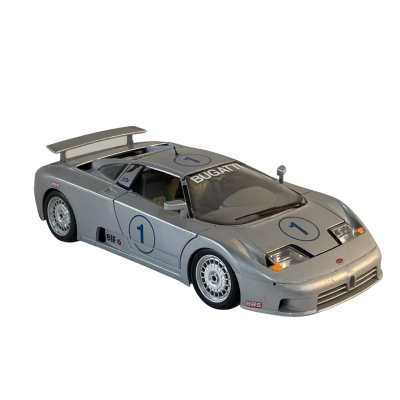 Bburago 1991 Bugatti EB110 Silver Die Cast model 1:18