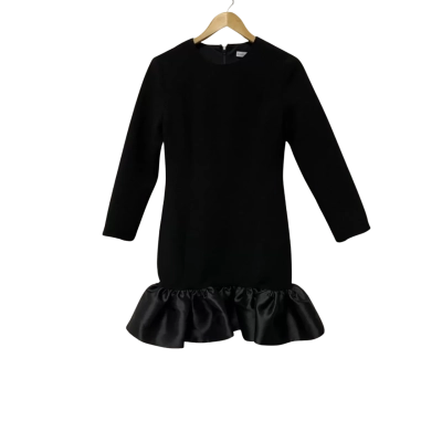 Bianca and Bridgett Womens  Size 10 Cocktail Dress / Long Sleeve Dress Black  
