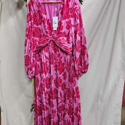 Proud Poppy Long Sleeve Maxi Dress Size 14 RRP $119.95