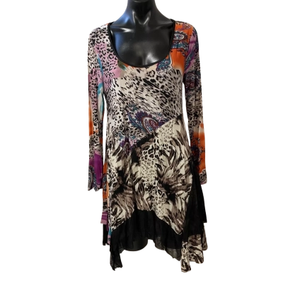 Caroline Morgan Womens  Size 10 Casual Dress Multicoloured 