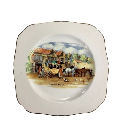 Johnson Brothers ‘Dickens Days’ Vintage Decorative Plate 