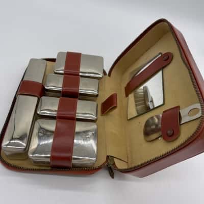 Vintage Travel Grooming Set in Case [B#13]