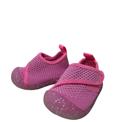 Duckies Velcro Pop Glitter Toddler Shoes -size 3