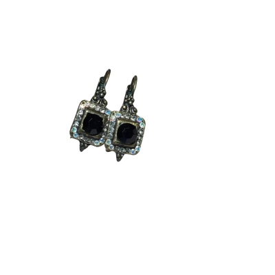 Jewelled dress earrings Other / Red 