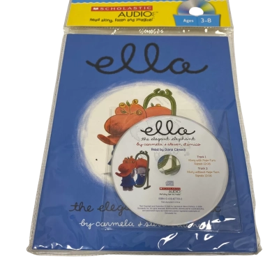 Read Along Book & CD - Ella The Elegant Elephant 