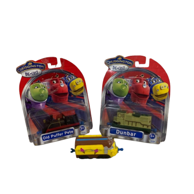 Chuggington- Old Puffer Pete, Dunbar and Learning Curve Frostini 