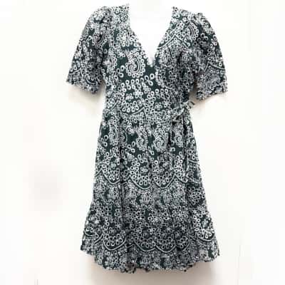 BNWT Vera Moda Sea Moss Wrap Dress Size M