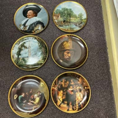 Westminster Fine China collectors plate set x6