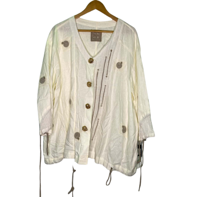  Womens  Size L Brown / Cream / White 
