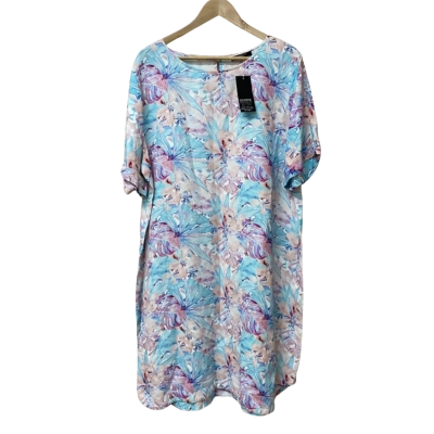 BNWT GIVONI Womens Size 20 Floral Short Sleeve Dress