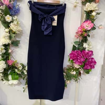 Bec & Bridge Womens  Size 10 Formal Dress Navy Blue 