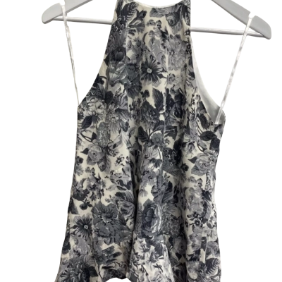 Zimmermann Womens  Size 0 Sleeveless Top Grey / White 
