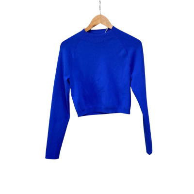 COS Womens  Size M Long Sleeve Top Blue RRP $115