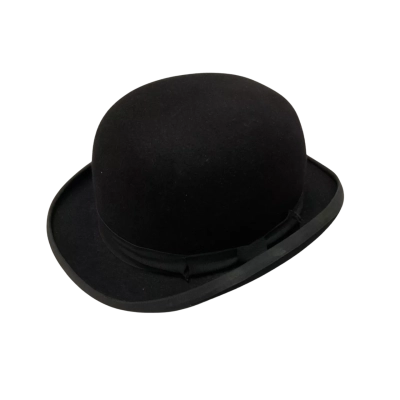 Mens Christys’ London Size 7 Bowler Hat Black  