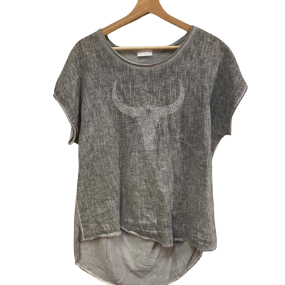 Urban Luxury Grey Top