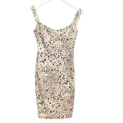 NEW - Black Halo  Womens  Size 6 Sleeveless Dress  Brown / Pattern 