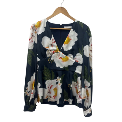 Cooper St Womens  Size 10 Long Sleeve Top Floral 