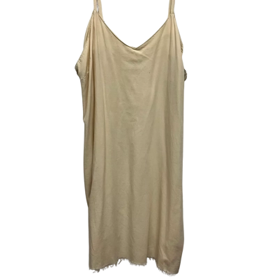 MP/D Women's  Size L Shoestring Slip Dress Cream 