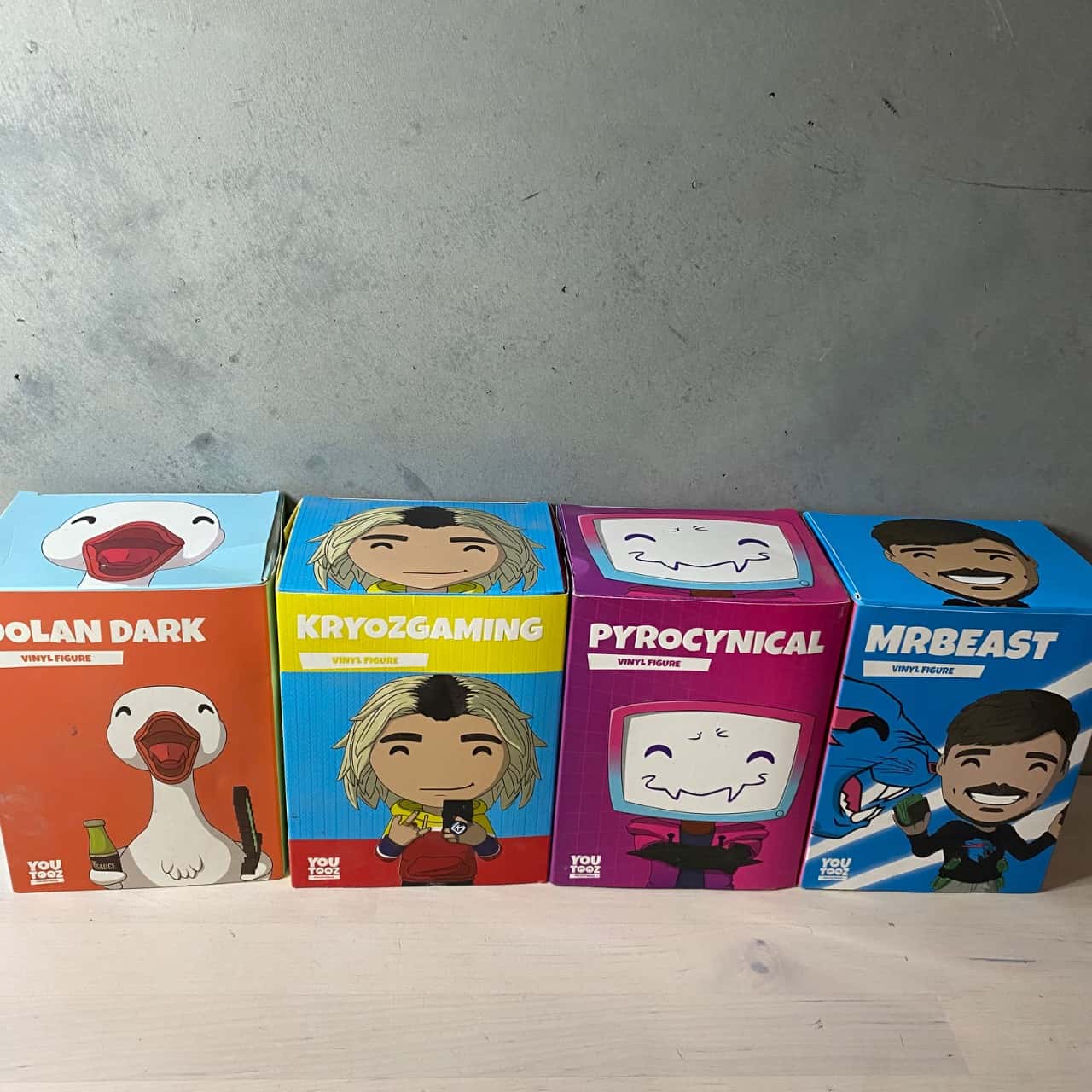 4x You Tooz Assorted Figurines (s)