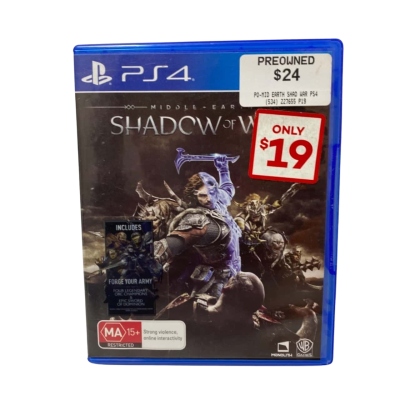 PS4 Middle Earth Shadow of War