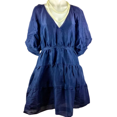 Country Road Mini Dress - Size 12 Navy Blue 
