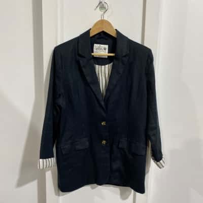 Elm Lifestyle / Womens/Size 8/Blazer/Navy Blue 