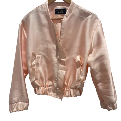 Minimore Peach Bomber Jacket 