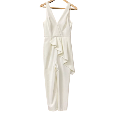 BNWT Sheike Womens Size 8 White Jumpsuit 