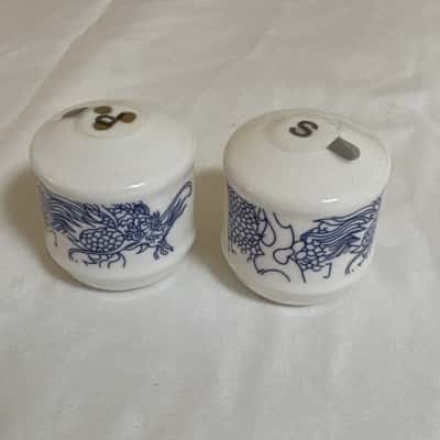 Drukair Royal Bhutan Salt & Pepper Shakers 