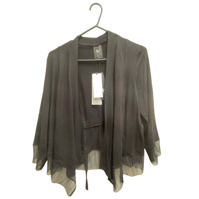 Taking Shape Womens  Size 12 bamboo Cardigan Black  