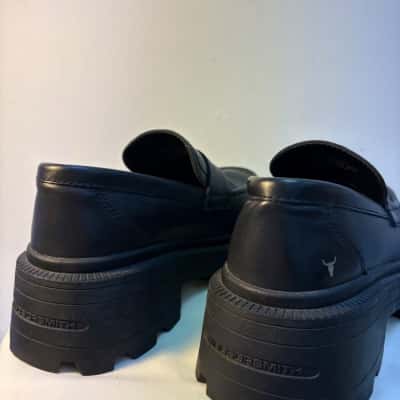 Windsor Smith Black Chunky Loafers 