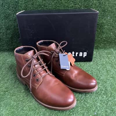 Firetrap Casca Dark Tan Shoes Size 8 (New)