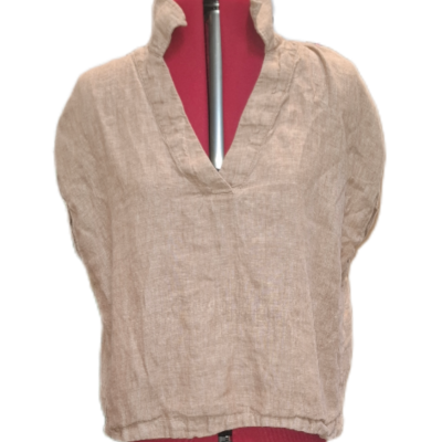 Target Womens  Size 14 V-Neck Top Brown 