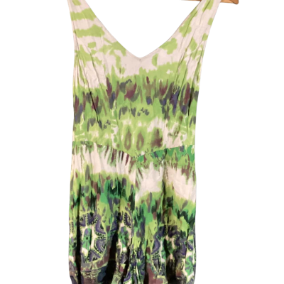 Mika & Gala jumpsuit  Size 8 Black  / Brown / Cream / Green / Pattern 