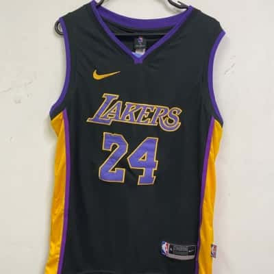 NBA Mens  Size XL Jersey Black, Purple & Yellow 