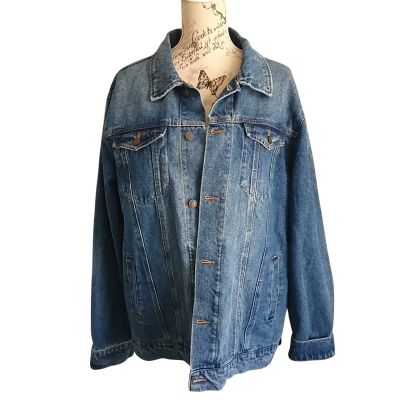 Rivers Womens  Size XXL Denim Jacket Blue 